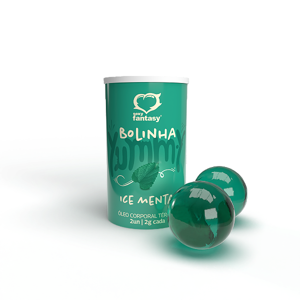 Bolinhas Beijáveis Yummy Ice Menta 2un Sexy Fantasy - 8170
