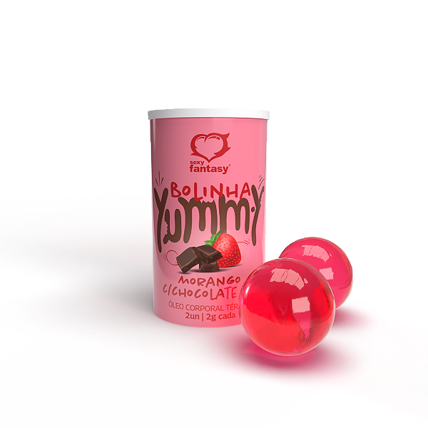 Bolinhas Beijáveis Yummy Mor. c/Chocolate 2un Sexy Fantasy - 8140