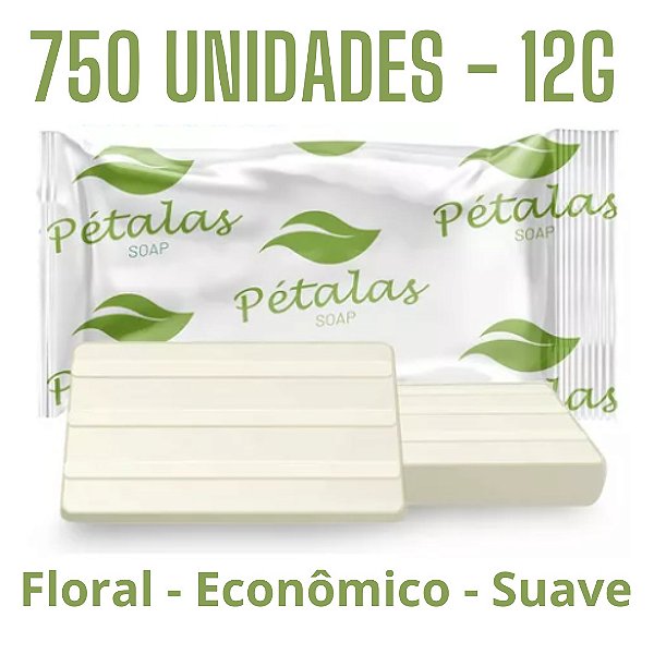 Sabonete para Motel Hotel Pétalas 12g - 750un
