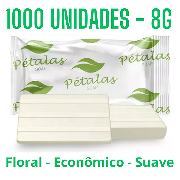 Sabonete para Motel Hotel Pétalas 08g - 1.000un