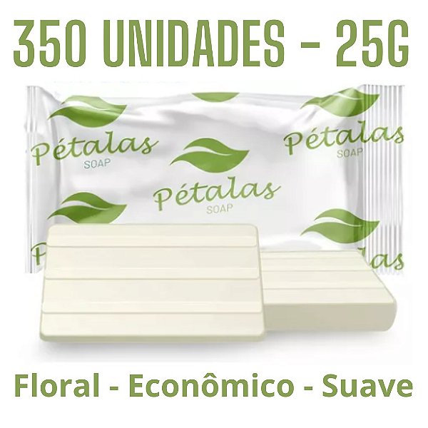 Sabonete para Motel Hotel Pétalas 25g - 350un
