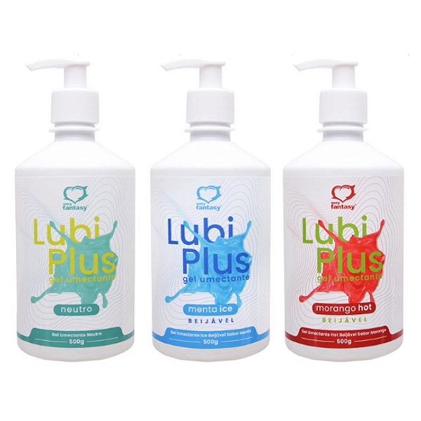 Lubi Plus Lubrificante Íntimo Beijável 500g - Sexy Fantasy