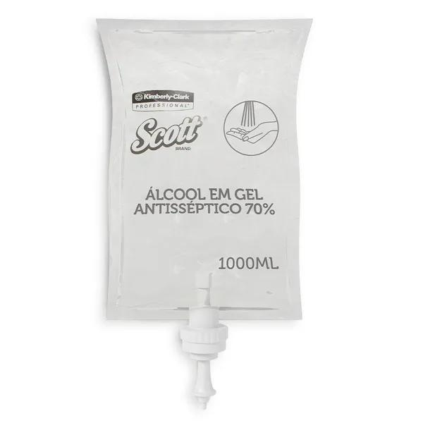 Álcool em Gel Antisséptico Scott (Automático) 1L - 1 Unidade
