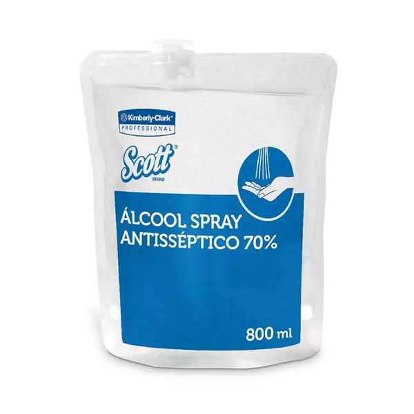 Álcool Spray Antisséptico Scott® 800ml - 1 Unidade