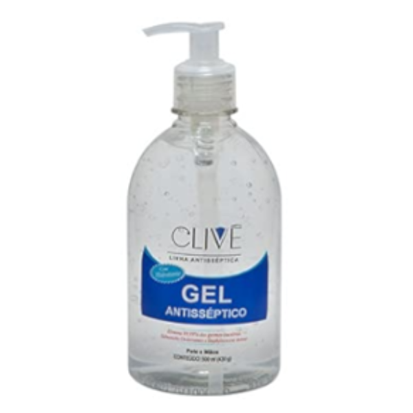 Álcool em Gel para mãos Clive - 500ml