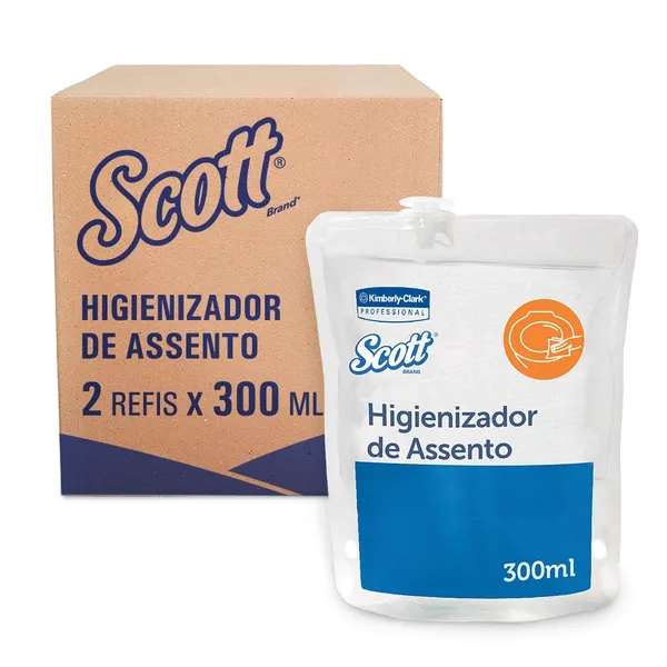 Higienizador de Assento Scott® Spray 300ml - Caixa com 2 Unidades