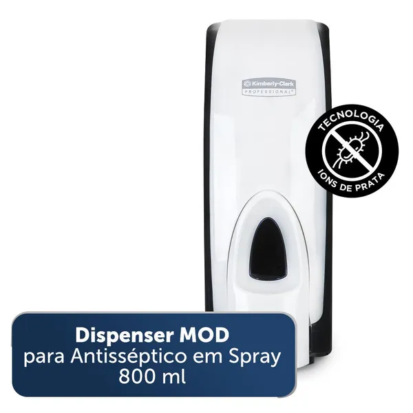Dispenser para Álcool/Antisséptico em Spray MOD Manual 800ml - 1 Unidade