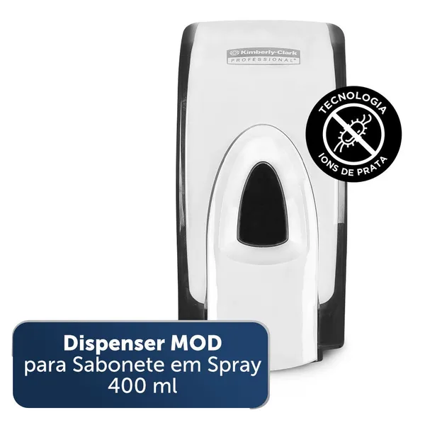 Dispenser para Sabonete em Spray MOD Manual 400ml - 1 Unidade