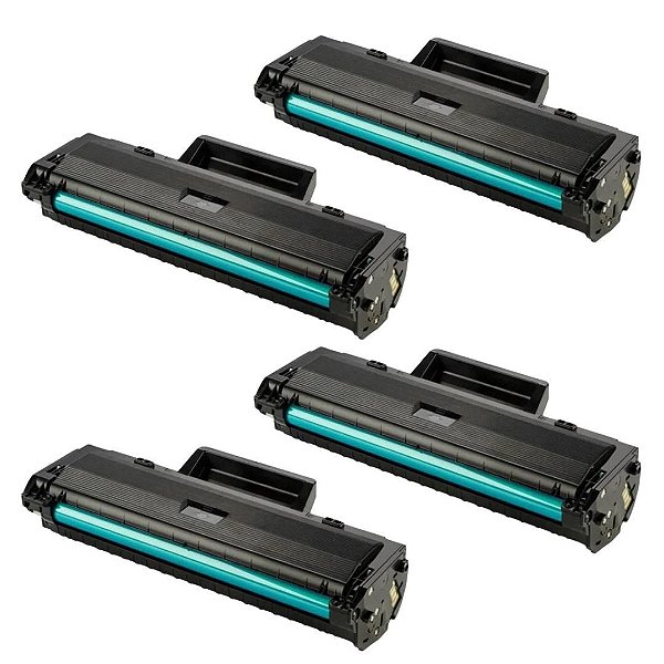 Kit 4 Toner Compatível HP 105a c/ Chip HP 107a Mfp 135a 137