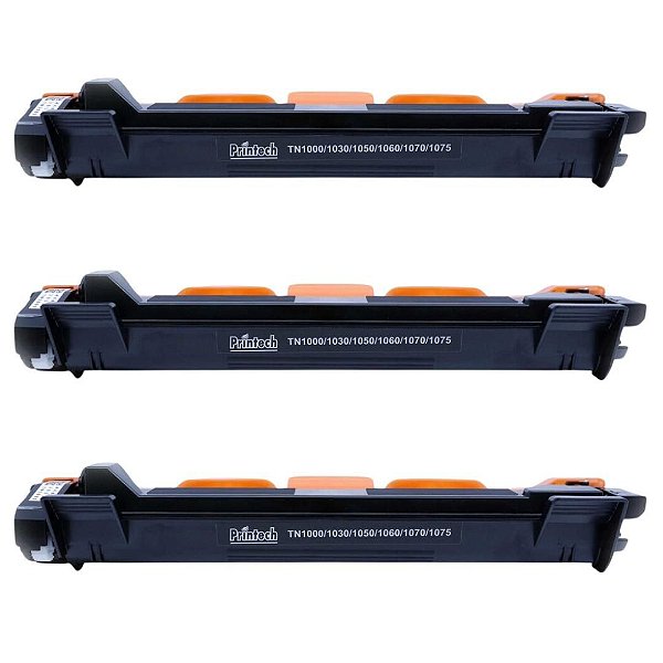Kit 3 Toner Compatível Brother Tn1060 DCP1602 DCP1617 HL1202