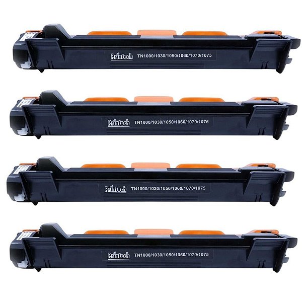 Kit 4 Toner Compatível Brother Tn1060 DCP1602 DCP1617 HL1202
