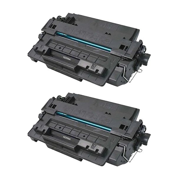 Kit 2 Toner Compatível HP 55A CE255A HP P3015 P3016 HP M521