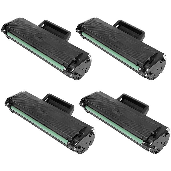 Kit 4 Toner Compatível SAMSUNG D104 ML1605 ML1660 1860 3205
