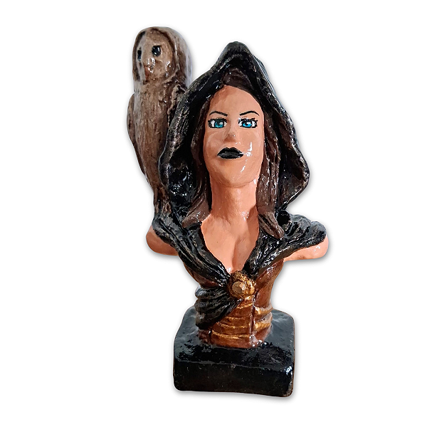 Busto de Pomba Gira Rasga Mortalha - Sob Encomenda