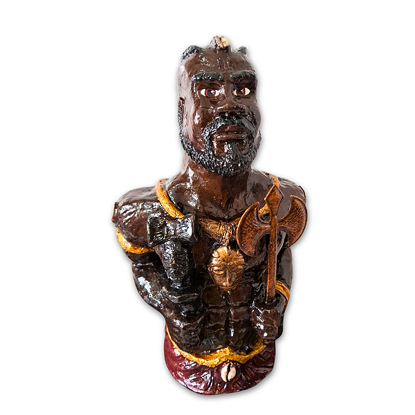 Busto de Bará Exu de Xangô - Sob encomenda