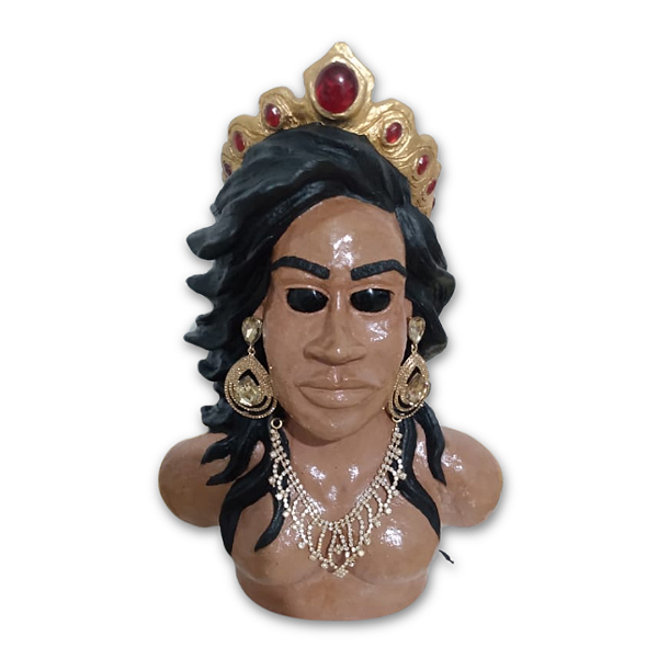 Busto de Pomba Gira Rainha das 7 encruzilhadas - Sob encomenda