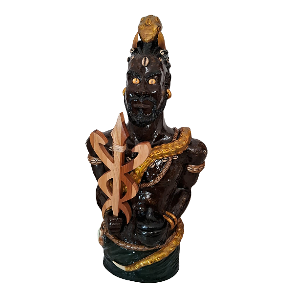 Busto de Bará Exu Oxumarê - Sob encomenda