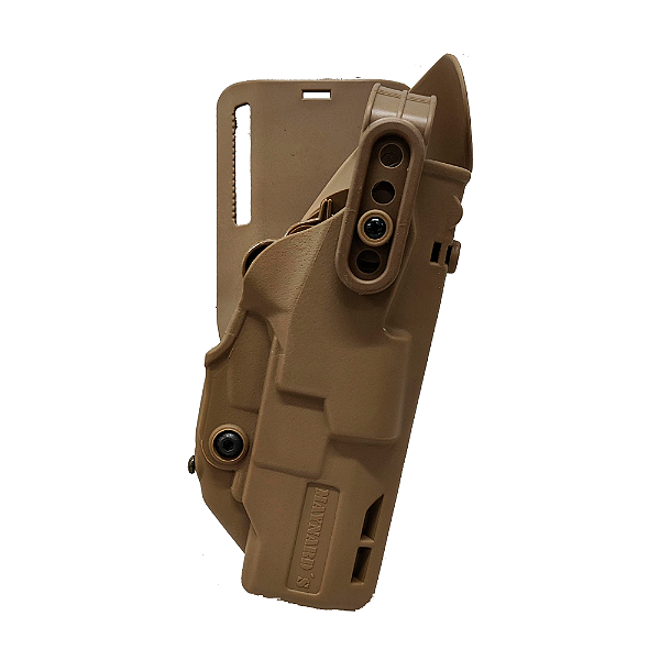 Coldre de Cintura Glock 2/3 Ret - PRF/CAQUI (Maynards MTM)