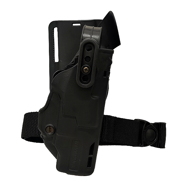 Coldre de Cintura Glock 2/3 Ret com Tira de Ancoragem - Preto (Maynards MTM)