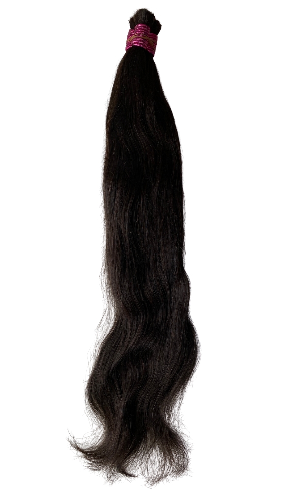 Levemente Ondulado Castanho Escuro - Indiano(50g cada unidade)