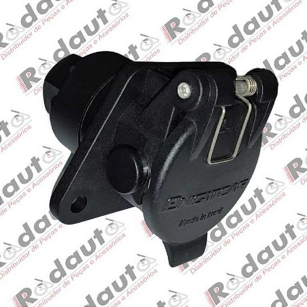 Tomada femea 7p rastreador abs