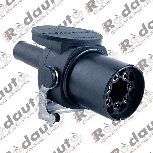 Tomada macho 7p rastreador abs