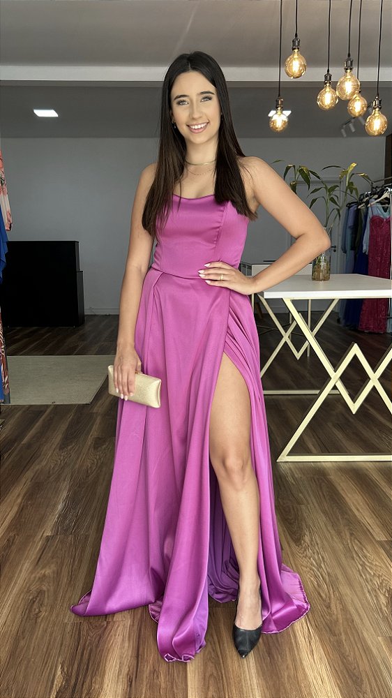 Vestido tomara que caia Ana