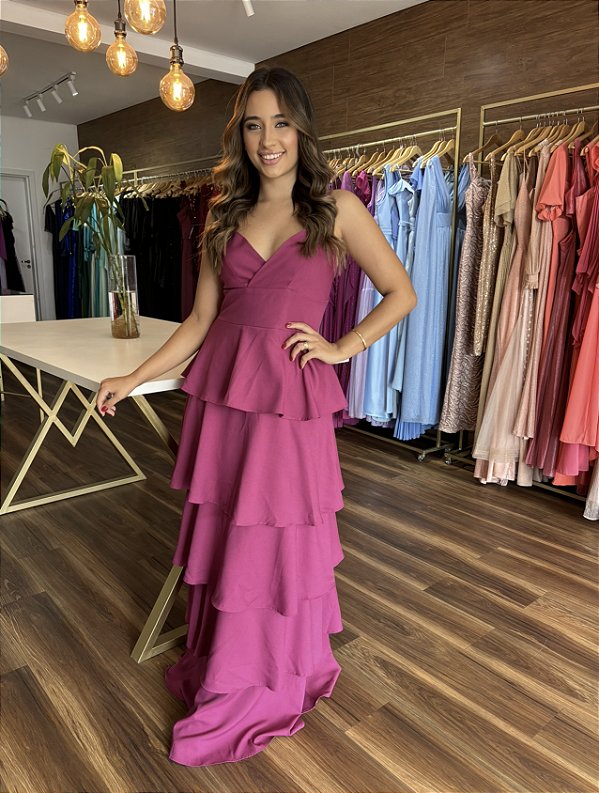 Vestido Fúcsia Susi