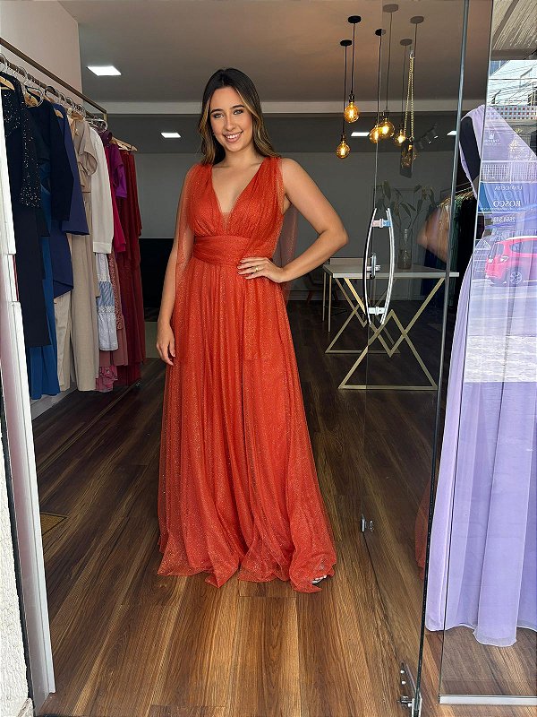 VESTIDO TERRACOTTA