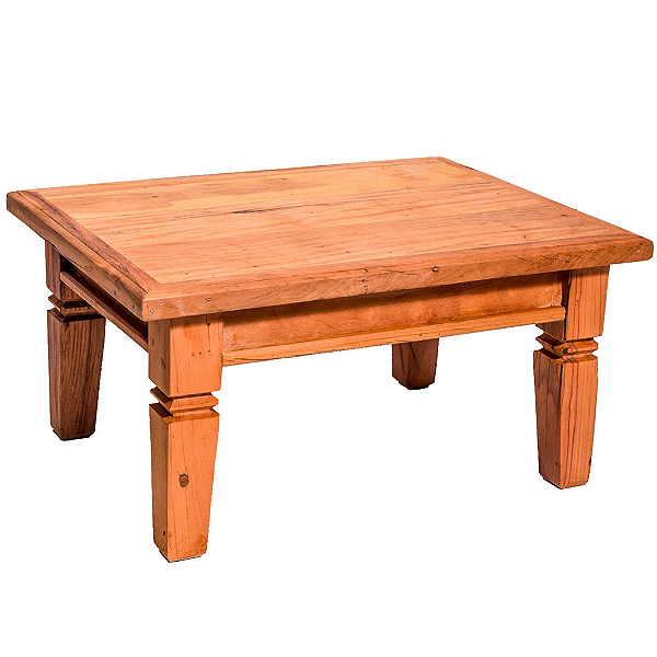 Mesinha de Centro Rústica Mineira em Madeira Maciça de Demolição.