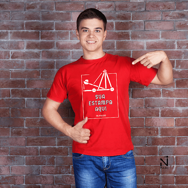 Camiseta Adulto Colors Manga Curta 100% Algodão