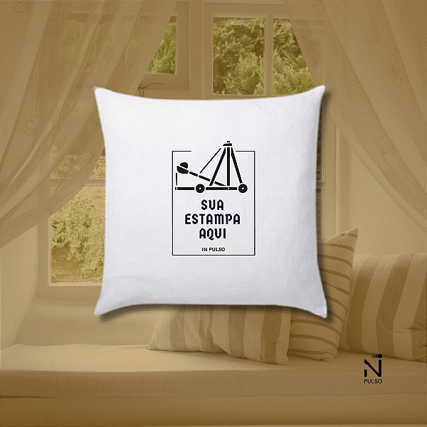 Almofada Personalizada com Arte Exclusiva 30x30cm