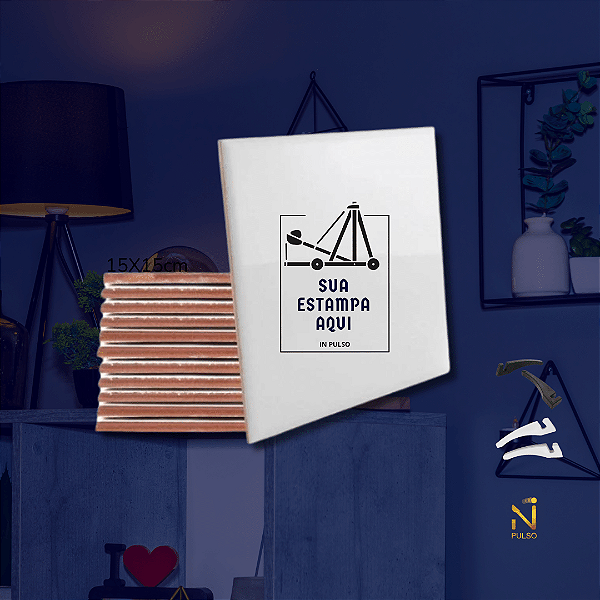Azulejo Personzalizado com Arte Exclusiva 15x15cm