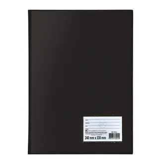 PASTA CATALOGO C/50 ENV FINO OFICIO C/VISOR - 1090 - PRETO - UN - DAC