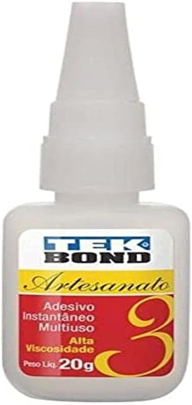 TEK BOND Adesivo Instantâneo Multiuso Alta Viscosidade 3 Tek Bond - 10507002804