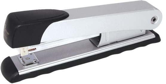 GRAMPEADOR GRAMPLINE G-2035 PARA 25 FOLHAS PRETO/PRATA