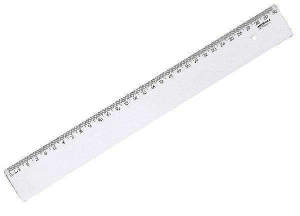 Régua 30cm New Line Acrilica Cristal Waleu 10270017