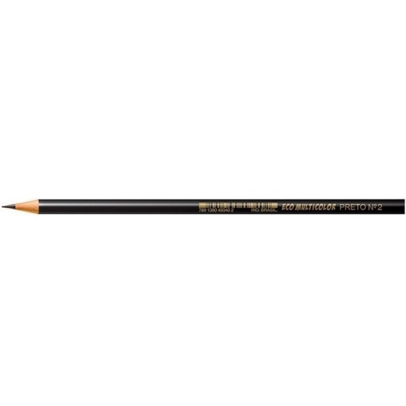LAPIS PRETO N°2 SEXTAVADO MULTICOLOR FABER CASTELL
