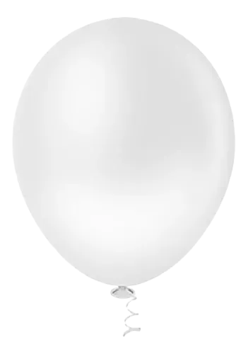 BALÃO 9 POLEGADAS BRANCO C/50 - PIC PIC