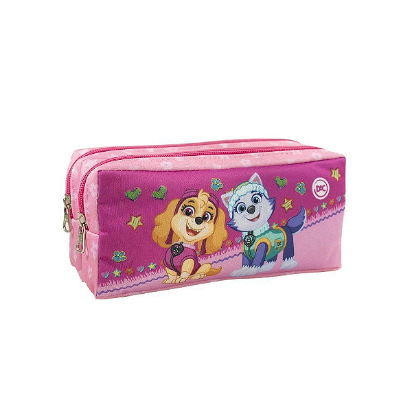 Estojo Dac Patrulha Canina Rosa