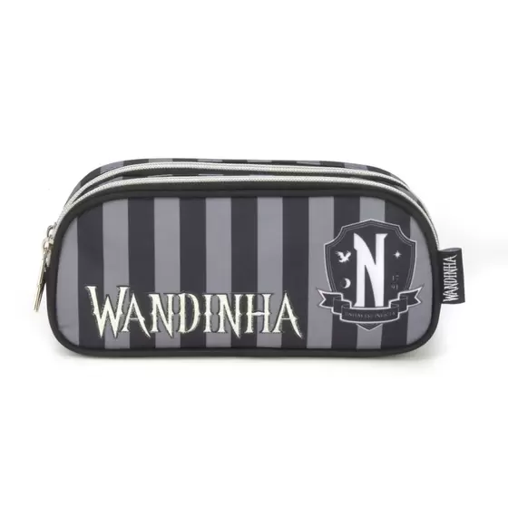 Estojo Duplo Wandinha Preto - Luxcel ET47267WD-PT