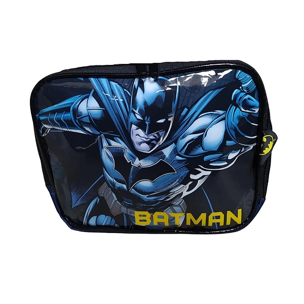 Lancheira Batman Azul Térmica e com Alças - Luxcel