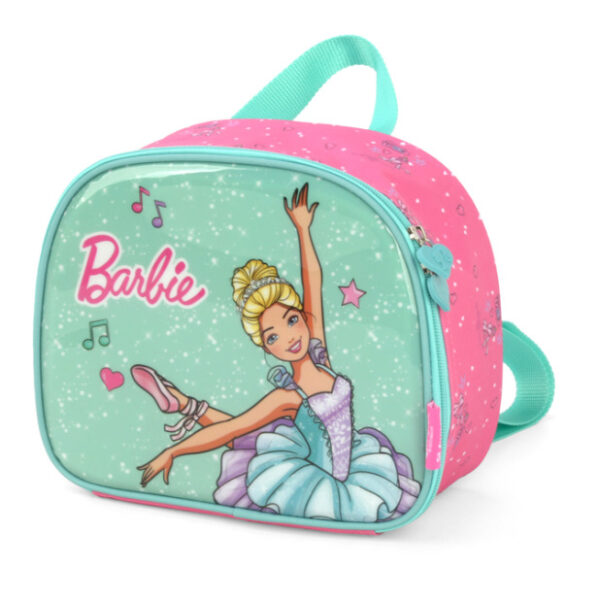 Lancheira Termica Infantil Barbie Bailarina Verde Luxcel