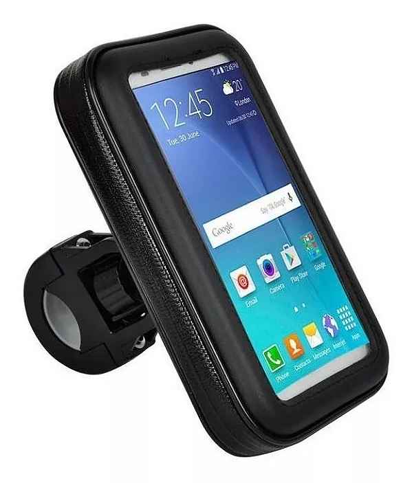 Suporte De Guidão Atrio Para Smartphone 5.5 Preto - Bi095