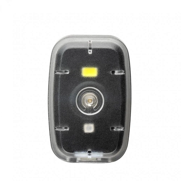 Farol Multilaser Clip com Luz Dianteiro 20L e Traseiro 2L 250 mAh USB Preto - BI187