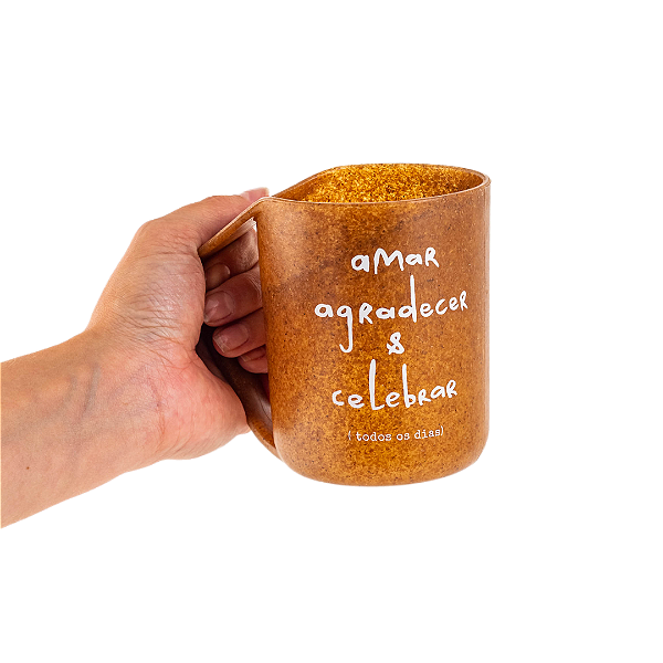 CANECA FIBRA DE ARROZ  PERSONALIZADO