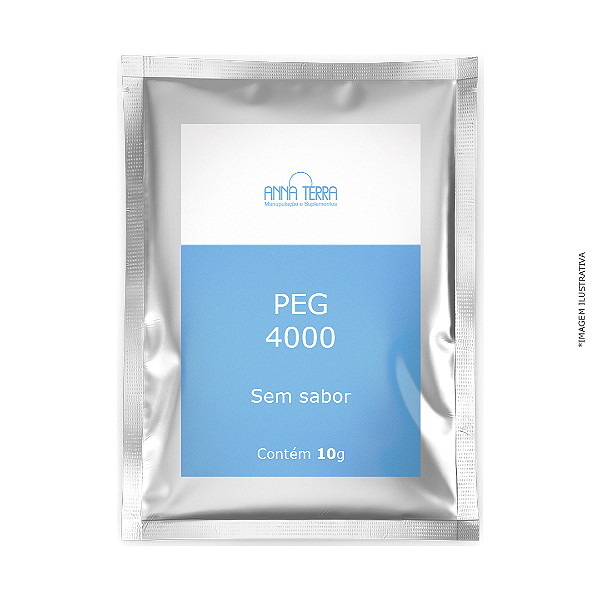 PEG 4000 Sem Sabor Sachê 10g - KIT COM 7 UNIDADES