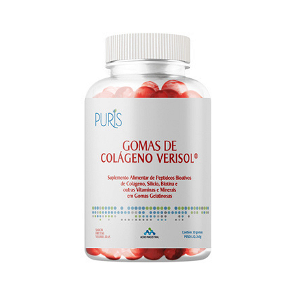 Gomas de Colágeno Verisol pote com 30 gomas - Puris
