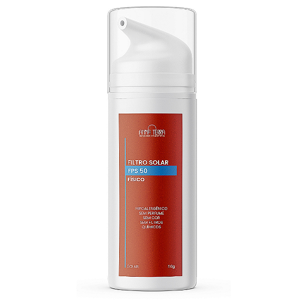 Filtro Solar FPS-50 Físico Sem Cor 50g - Linha Solar