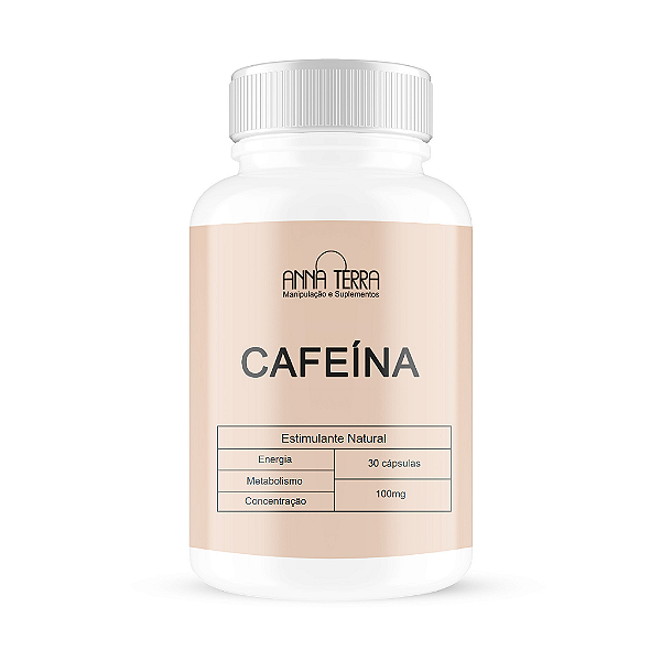 Cafeína 100mg 60 Cápsulas